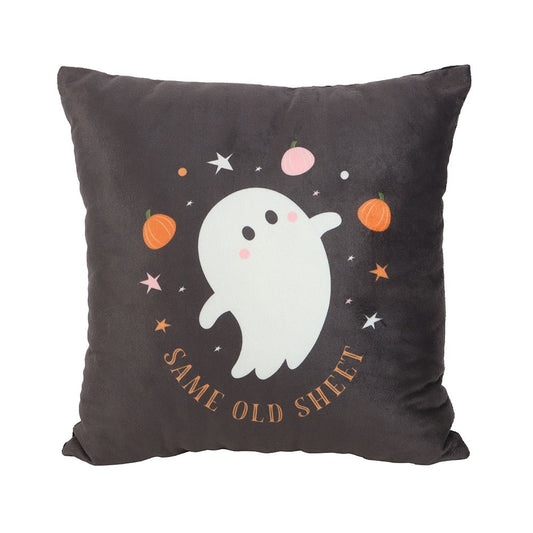 Square Same Old Sheet Ghost Cushion 35cm