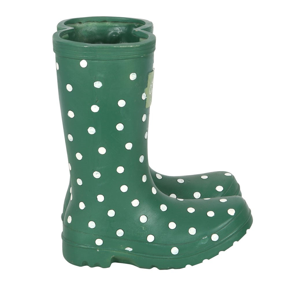 Welly Boot Planter - Green