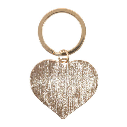 Pair of Soul Sisters Love Heart Keyrings