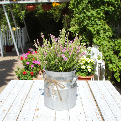 Zinc Milk Churn - Perfect for Flowers, Plants & Rustic Décor