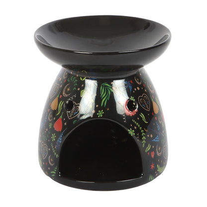 Midnight Bloom Print Oil Burner