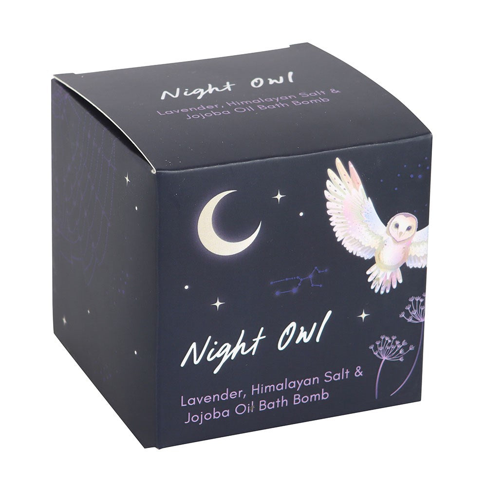 Night Owl Lavender, Himalayan Salt & Jojoba Bath Bomb