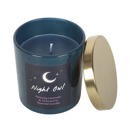 Night Owl Lavender & Chamomile Glass Candle