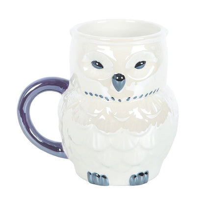 Ceramic Owl Shaped Iridescent Mug - 320ml