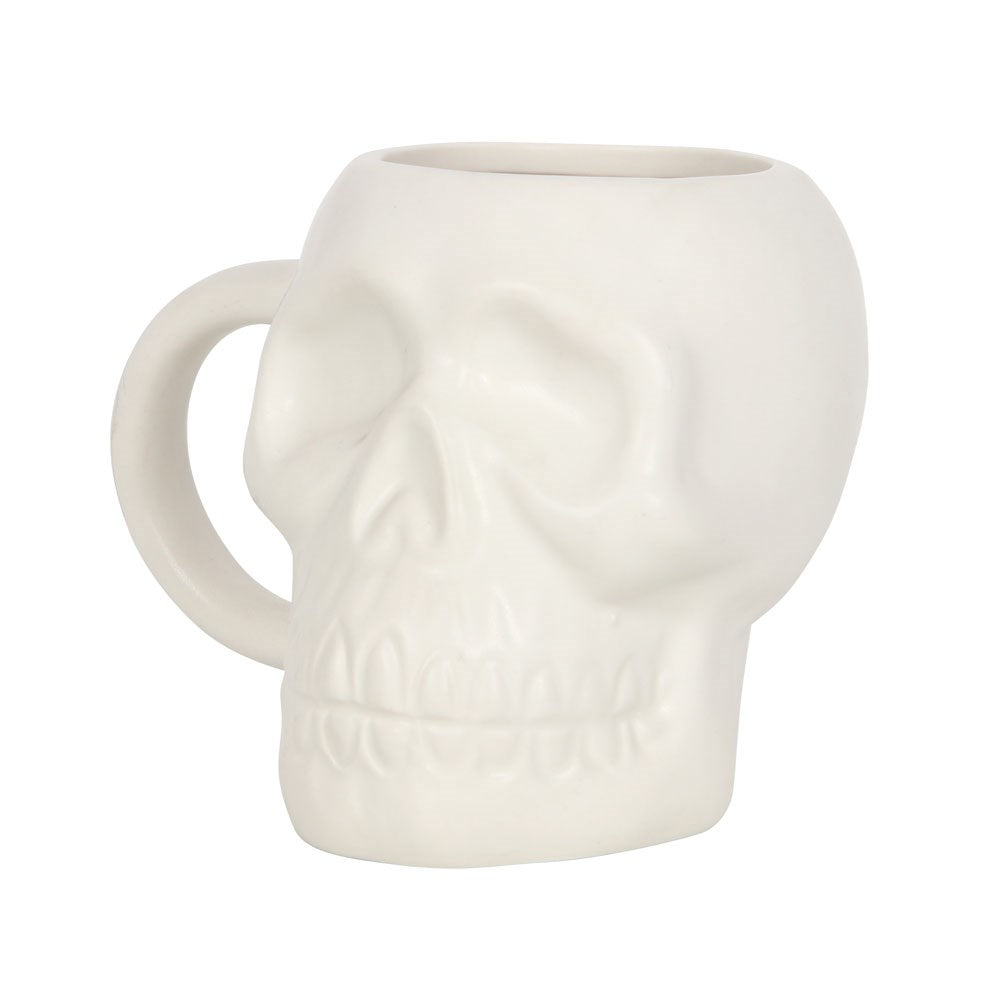 White Skull Design Mug