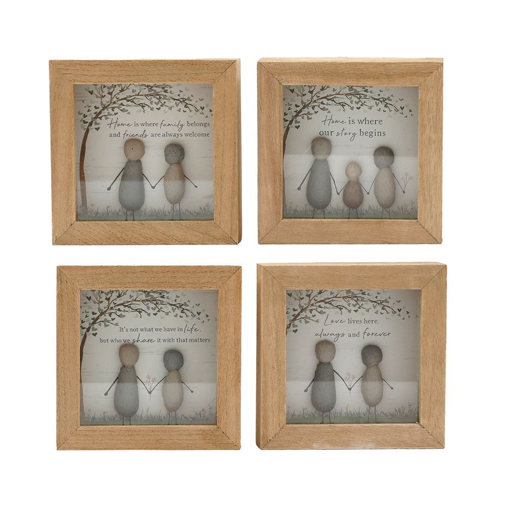 Pebble Love/Home Plaque