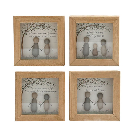 Pebble Love/Home Plaque