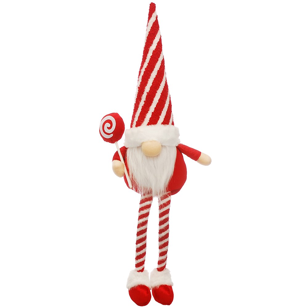 64cm Red Striped Dangly Leg Gonk