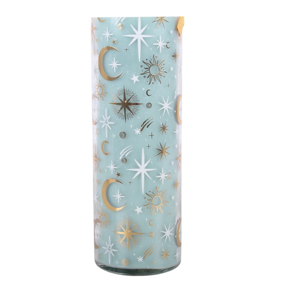 Blue Pastel Skies Peppermint Tube Candle