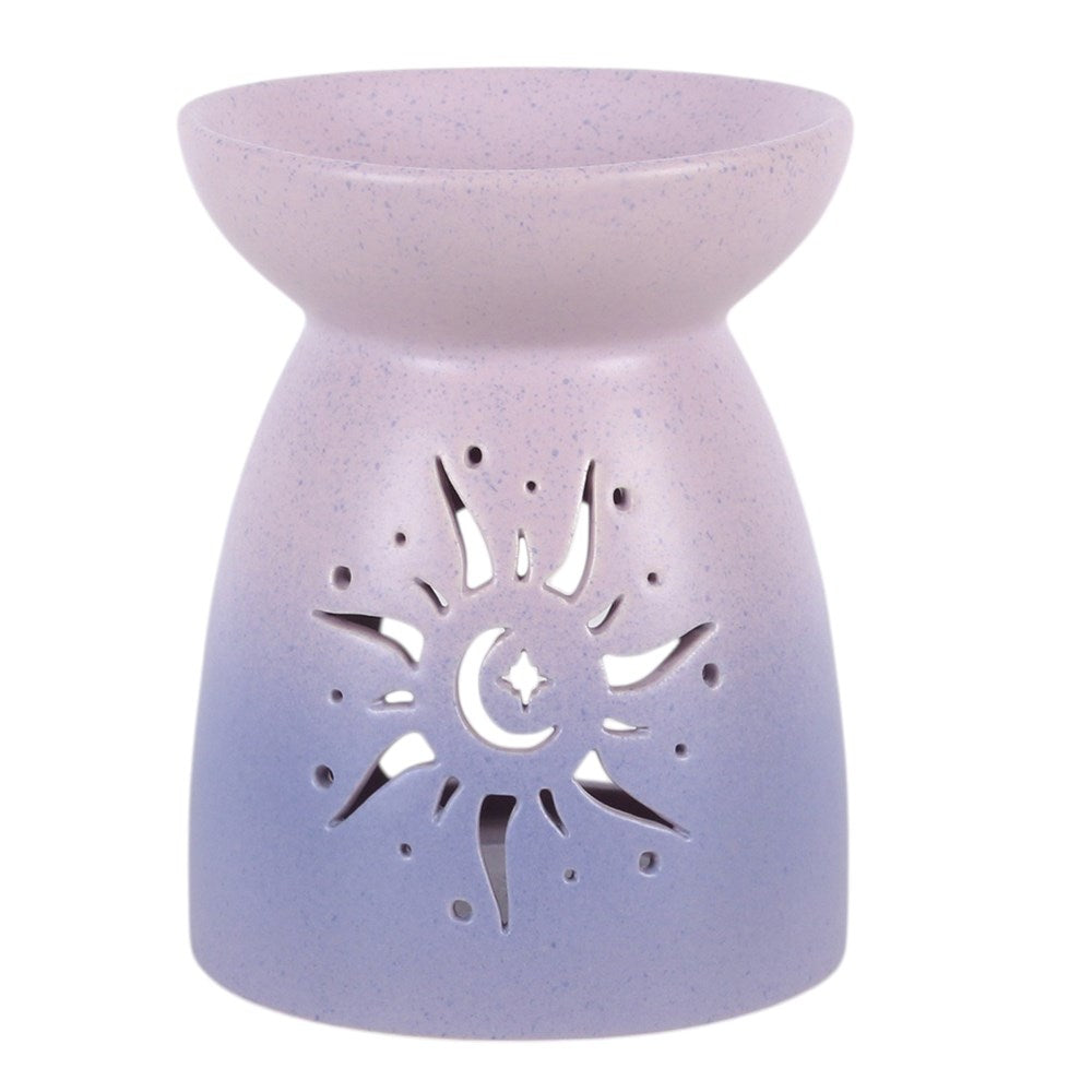 Purple Sun Cut Out Oil Burner