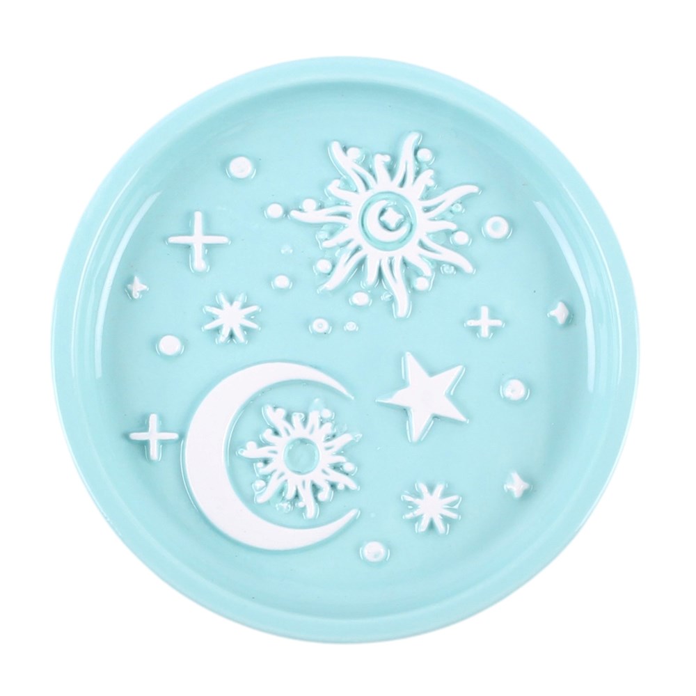 Blue Moon and Sun Trinket Dish