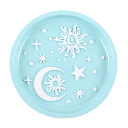 Blue Moon and Sun Trinket Dish