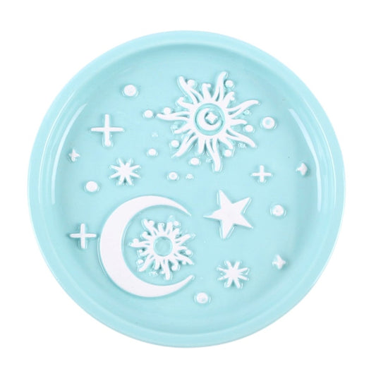 Blue Moon and Sun Trinket Dish