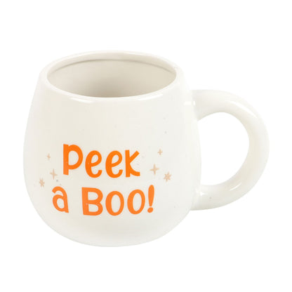 Ceramic Peekaboo Ghost Rounded Mug