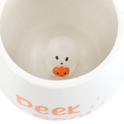 Ceramic Peekaboo Ghost Rounded Mug