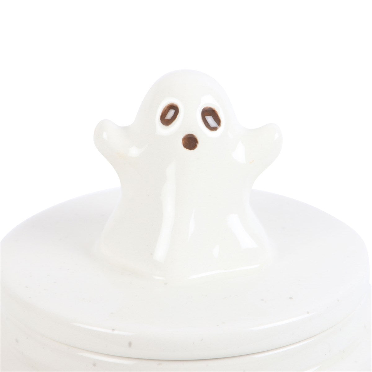 Hey Boo Ghost Ceramic Storage Jar