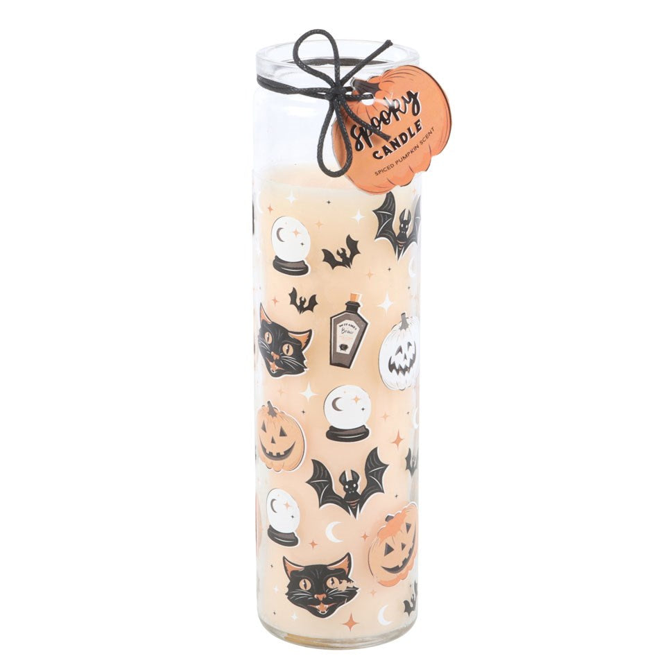 Spooky Halloween Tube Candle