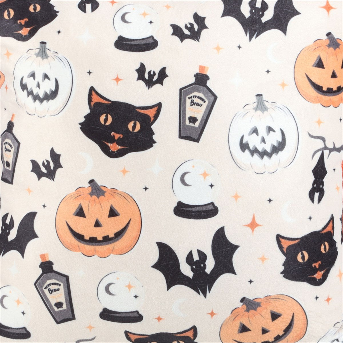 Halloween Print Square Cushion