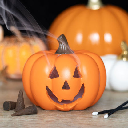 Halloween Pumpkin Incense Cone Holder