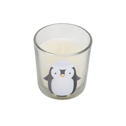 Frosty Vanilla Penguin Candle