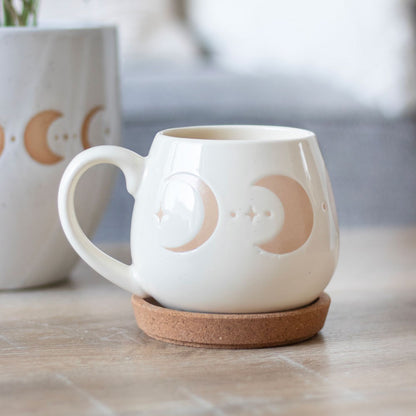 Moon Phase Ceramic Rounded Mug