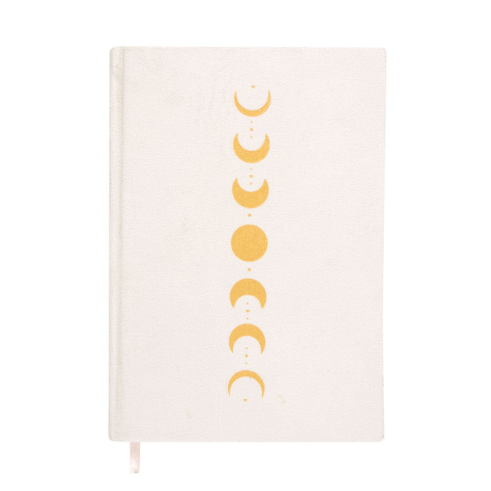 Moon Phase Velvet A5 Notebook