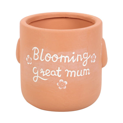 Terracotta Plant Pot Pal - Great Mum