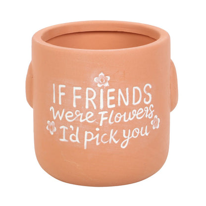 Terracotta Plant Pot Pal - Friends