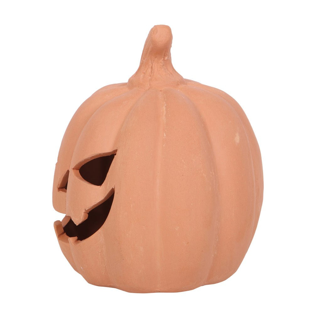 Terracotta Pumpkin Ornament 12.5cm