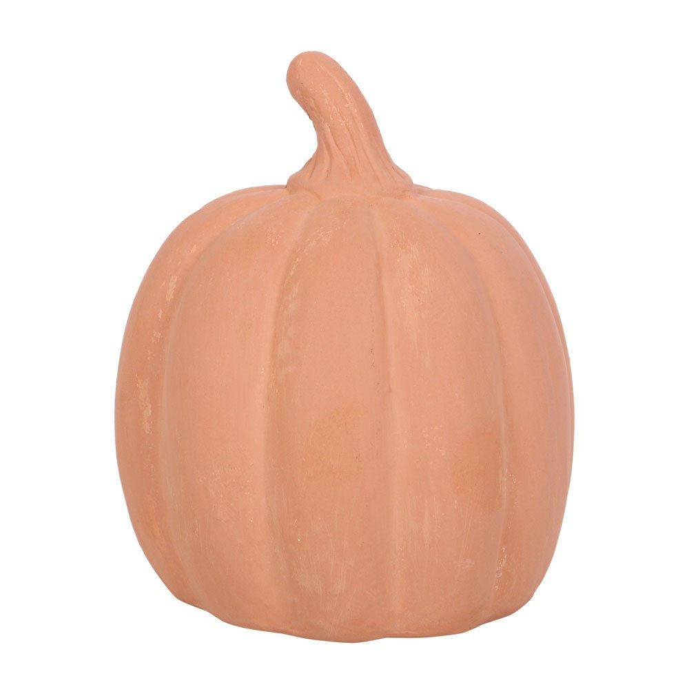 Terracotta Pumpkin Ornament 12.5cm