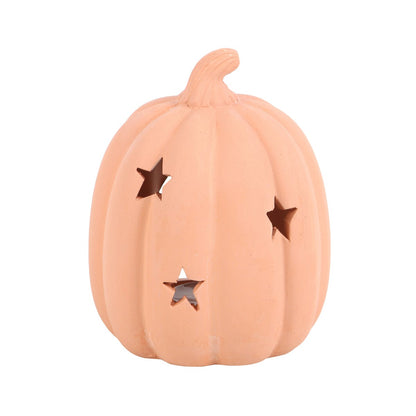 Terracotta Pumpkin Tealight Holder