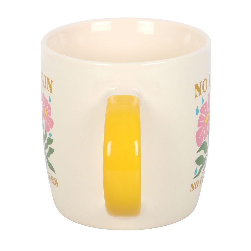 No Rain, No Flowers Mug