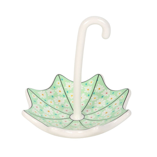 Floral Umbrella Trinket Dish