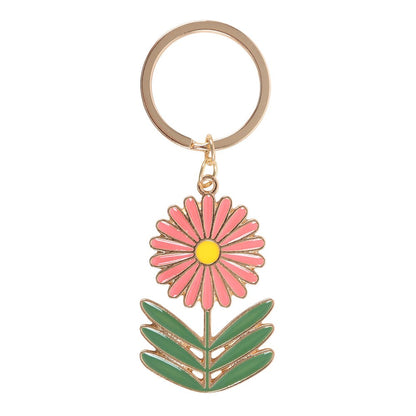 No Rain, No Flowers Keyring