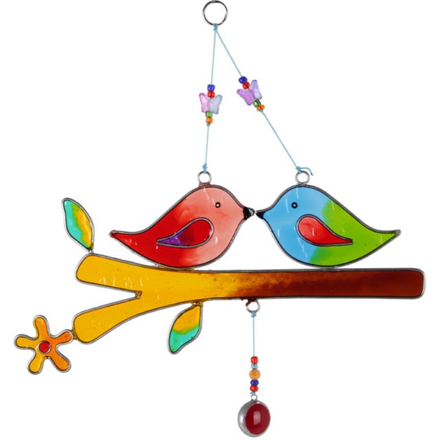 Love Birds Suncatcher