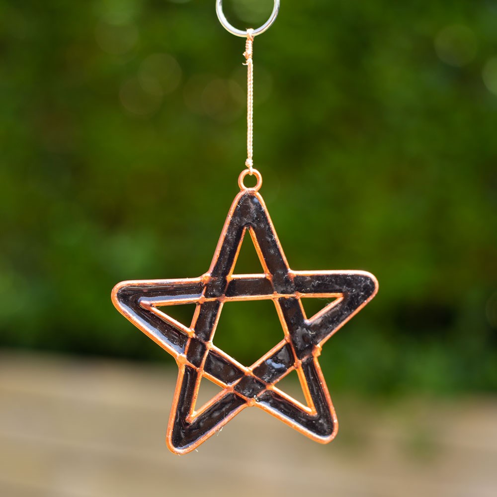 Pentagram Suncatcher