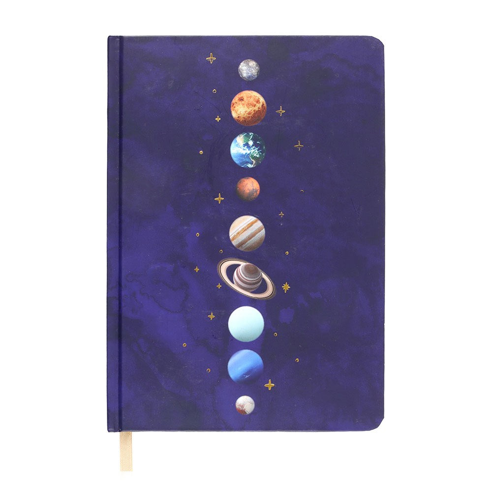 Solar System Paper A5 Notebook