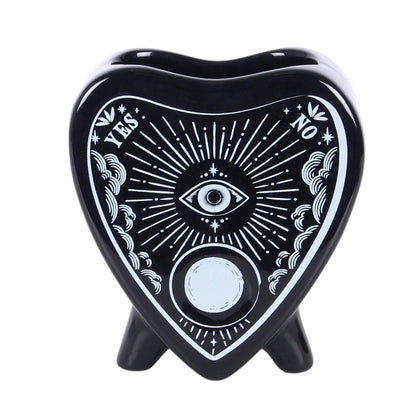 Black Planchette Flower Vase