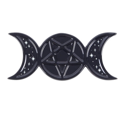 Spellbound Secrets Triple Moon Incense Stick Holder