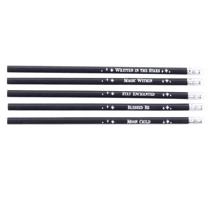 Pack of 5 Spellbound Secrets Pencils