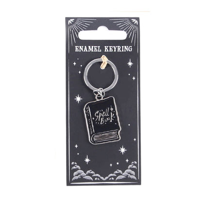 Black Spell Book Keyring