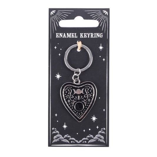 Black Planchette Keyring