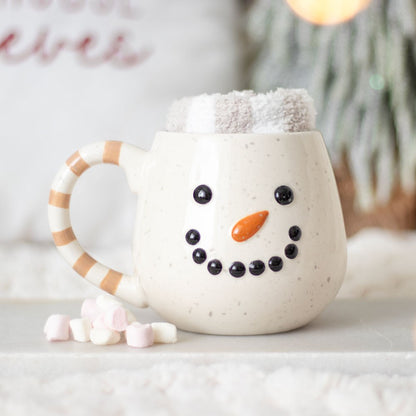 Snowman Mug and Socks Set