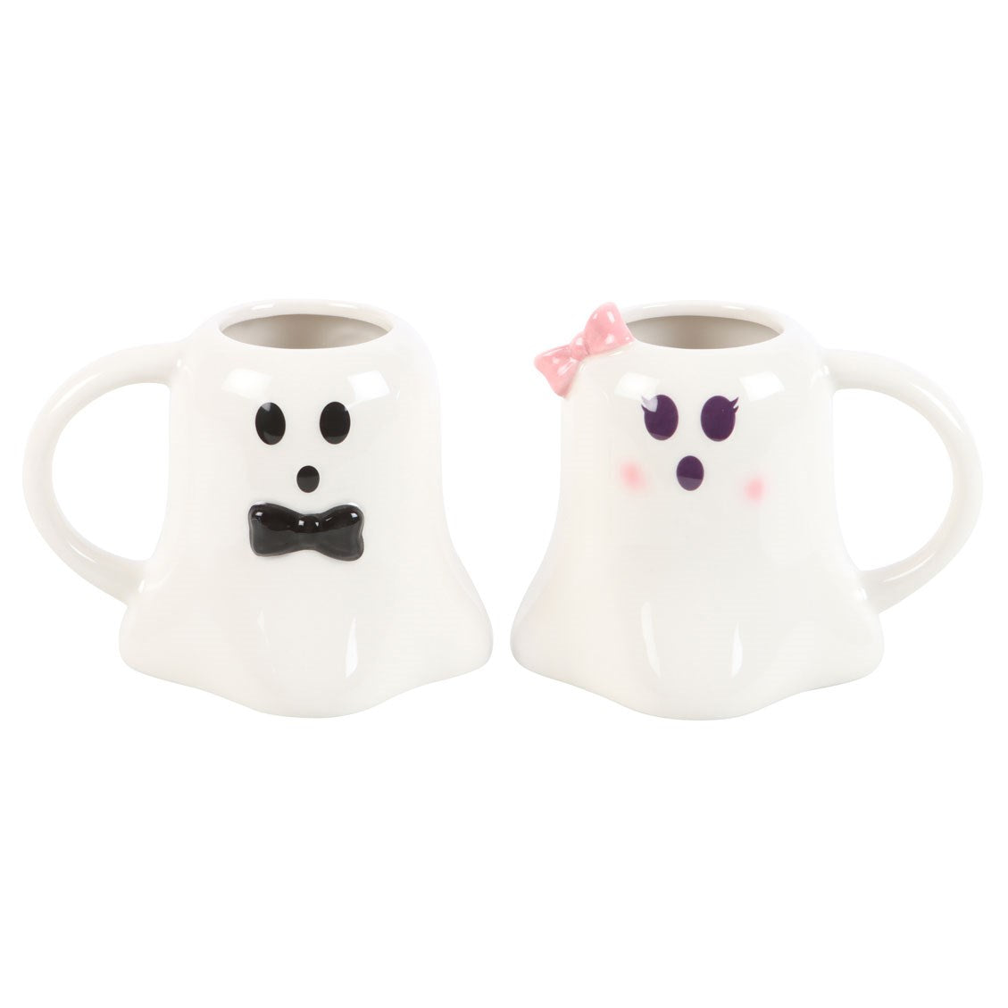 Mr and Mrs Boo Ghost Mug Set