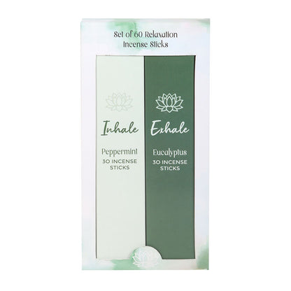 Set of 2 Inhale Exhale Incense Stick Packs