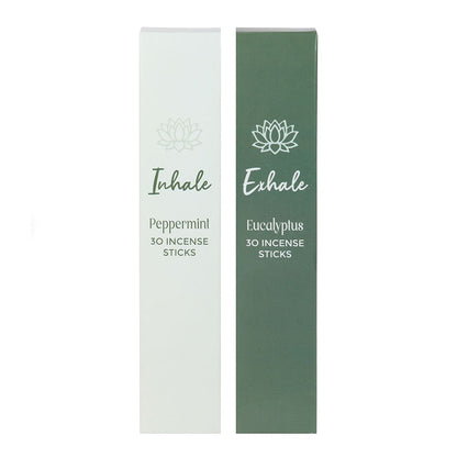 Set of 2 Inhale Exhale Incense Stick Packs