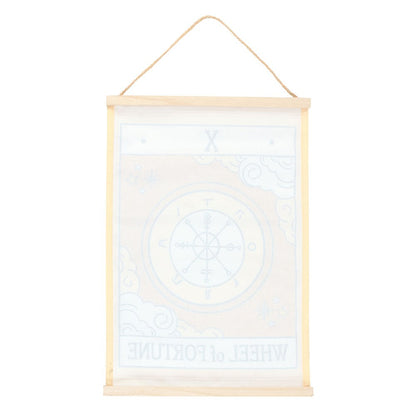 The Wheel of Fortune Vintage Tarot Hanging Wall Art