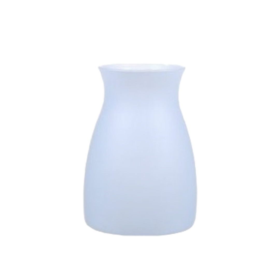 Matt Light Blue Glass Vase