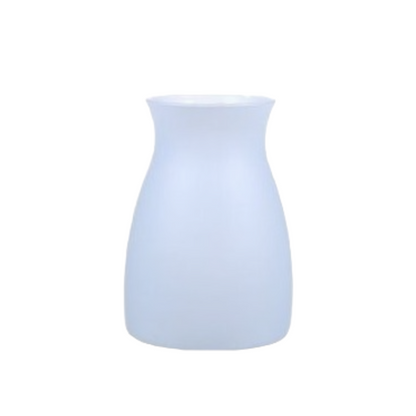 Matt Light Blue Glass Vase