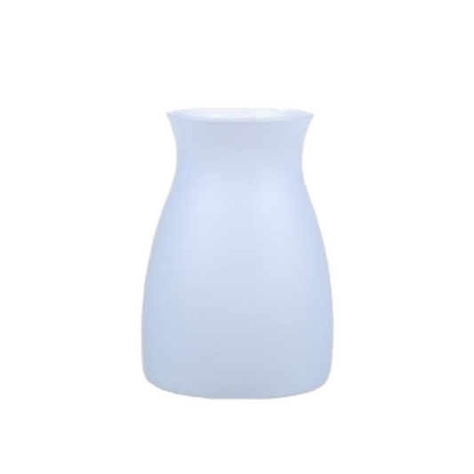 Matt Light Blue Glass Vase